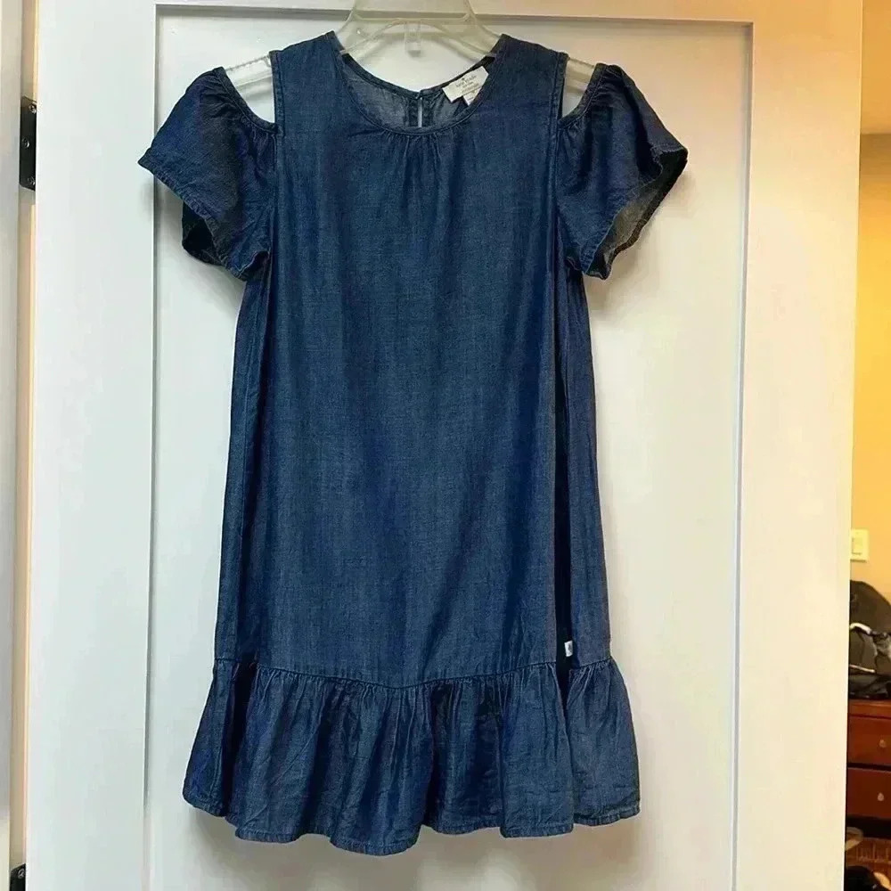 Kate Spade cold shoulder denim dress